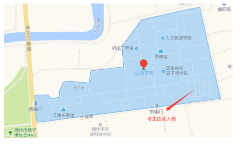 05考點(diǎn)-江海學(xué)院（揚(yáng)子江南路5號(hào)）