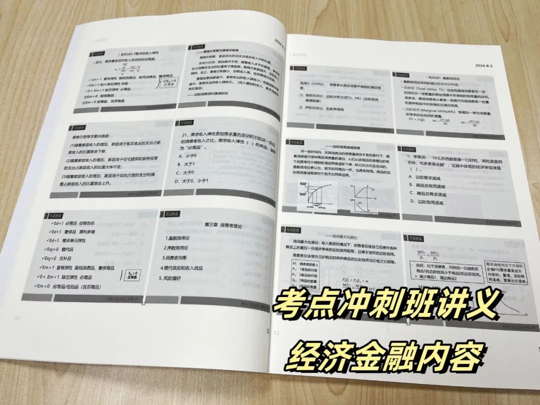 考點(diǎn)沖刺班課程教材一覽，助你認(rèn)真復(fù)習(xí)，高效備考。